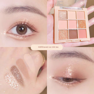 VEDO 💕COD Eyeshadow Palette Korean 9 Warna Waterproof Eyeshadow Matte Eyeshadow Palet Eyeshadow Palette Nude Eyeshadow