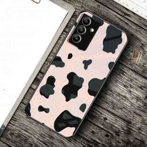 (A19) Softcase Kaca Aesthetic Keren Samsung A54 A34 S23 Ultra S23 S21 FE S21 S8 A14 4G 5G A22 4G 5G A32 4G 5G A52 A72 A7 2018 Note 10 10+ M33 M20 - Lucu Sapi
