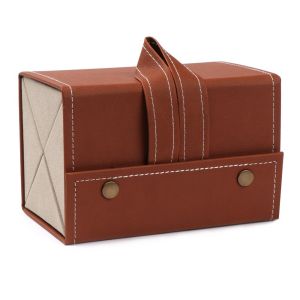 SABOAMM PU Leather Display Travel Eyeglasses Holder Sunglasses Case Glasses Organizer Storage Box