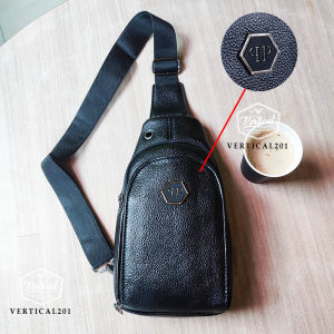 CROSSBODY BAG Tas Selempang kulit 1:1 Leather black