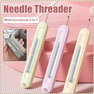 Needle Threader And Seam Ripper Multifunctional Two-in-one Household Needle Threader Sewing Machine Non-slip Durable Sharp Light And Compact