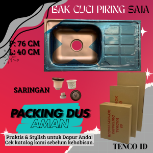 Tempat cuci piring/Sink cuci piring/Bak cuci piring bagus murah berkualitas ukuran 76cm
