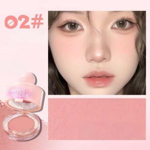 ICE LERSKIN & CHIC.PEAK Cushion Blush + Puff + Mirror. Highly Pigmented Blush With A Fine Powder Texture Waterproof And Sweatproof Natural Color Payoff Easy To Blend And A Natural Korean Velvet Sheen.