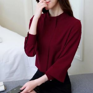 Chiffon Blouse Womens Tops And Blouses Long Sleeve Blouse Women Shirts Blusa Feminina Shirt Top Female