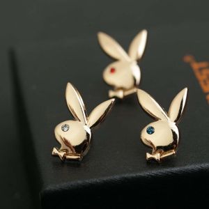 LUCKFRE ผู้ชาย หรูหรา ตราสัญลักษณ์ คริสตัล รูปกระต่าย พลอยเทียม สีทอง เนคไทผู้ชาย เข็มกลัดกระต่าย เข็มกลัดเสื้อสูท เข็มกลัดหมุดสไตล์เกาหลี