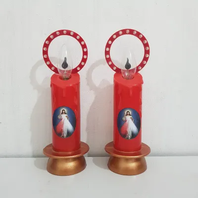 Đèn nến điện Công giáo ( 1 Đôi)