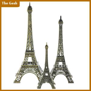 [The Gesh] รูปปั้นหอไอเฟลปารีสขนาดเล็กสำหรับเป็นของที่ระลึกทำจากอัลลอยสำหรับวางบนโต๊ะ