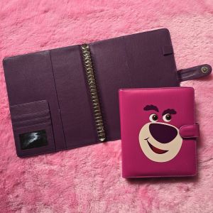 Binder Motif Lotso Ukuran A5 20ring Dan B5 26ring Bahan Kulit Sintetis Binder Aesthetic