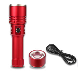 Shan bao The focused Light Source Of The Laser Cannon Flashlight Can Ignite Flames Plastic Bags etc(customized logo/blessing)