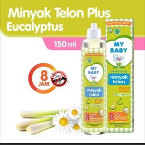 My Baby Minyak Telon Plus 8Jam 150ml Mybaby Anti Nyamuk 8 jam Minyak telon menghangatkan bayi