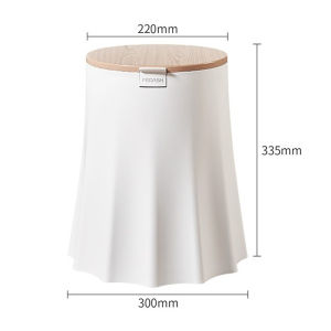 NaturHome Trash Can 12L Household Living Room Modern Minimalist Kitchen Bathroom Large-Capacity Press