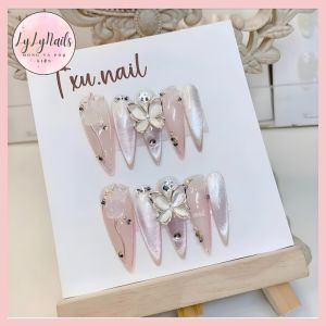 [XẢ HÀNG] Set 24 móng giảmóng thiết kếnail đẹp kèm keo (tặng dũa)