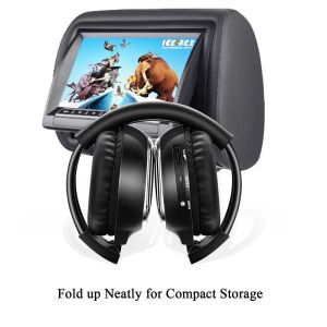 Infrared Stereo Headset IR Headphone Roof Dvd or Headrest Dvd Player Two Channels for Car and TV Use2026