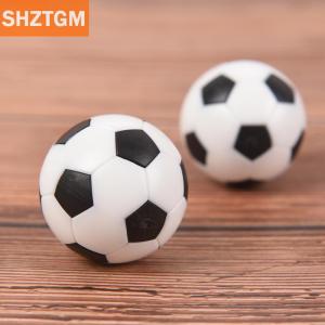 [COD] SHZTGM โต๊ะฟุตบอลฟุตบอลลูกบอลพลาสติก32มม. 2ชิ้นลูกฟุตบอลของขวัญกีฬา