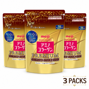 【Malaysian stock】🔥Buy 2 free 1🔥 Meiji Amino Collagen Premium Powder Refill 196g 28 Days Beauty Food Anti Aging Skin Moisturizing Reduce Wrinkles Brighten Hydrate