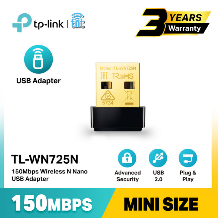 Tp-Link USB Wi Fi TL-WN725N 150Mbps Wireless N Nano USB Adapter ...