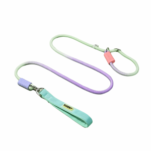 DGFDF Heavy Duty Dog Leash Nylon Gradient Color Anti-Pull Leash Anti-Escape Adjustable Pet Training Leash Walking Dogs