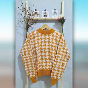 SWEATER JENNIE RAJUT WANITA / ATASAN WANITA MURAH KEKINIAN / SWEATER TRENDY