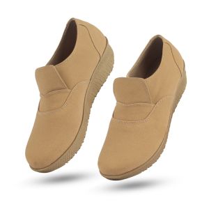 [BONUS MASKER] Specta Sepatu Slip On Wanita Terbaru BP 0240 Cream Sentra Grosir Bandung