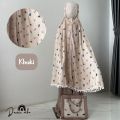 Mukena Anak Rayon Kombinasi ( Umur 8 - 13 Tahun) Tas Sajadah Ilaya Bunga Forest Katun Rayon Premium. 