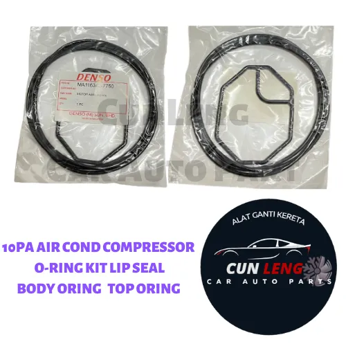 10PA ORING SET AIR COND COMPRESSOR O-RING KIT LIP SEAL,BODY ORING,TOP ...