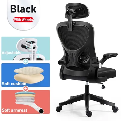 Sofya Adjustable Office Chair Computer Chair With Rollers Gaming Chair High Back Chair Kerusi Pejabat Rotary Chair With Wheels Kerusi permainan 办公椅
