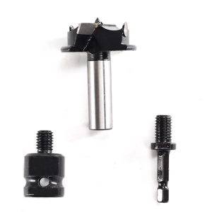 3pcs Efficient Woodworking Tool Forstners Bit Vertical Drilling Machine Bit Upgrades for Concealed Hinges & Door Clocks