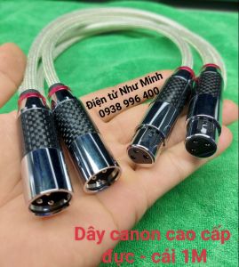 Dây Canon Loại Tốt - Dây XLR Cao Cấp - Dây balancing canon ( GIÁ BÁN 1 CẶP )