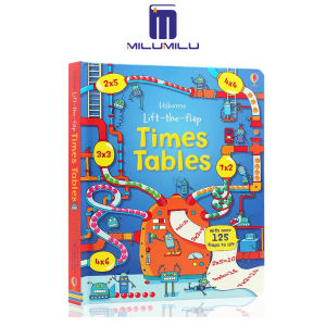 Lift-the-flap times tables book Board Book – Import by Rosie Dickins Original English books