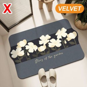 Encora Non Slip Floor Mat Anti-Slip Mat Diatom Mud Carpet Fast Dry Rugs Karpet Bilik Air Water Absorption Bathroom 硅藻泥垫