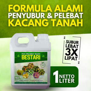 Pupuk Pelebat Kacang Tanah / Pupuk Obat Penyubur Tanaman Kacang Tanah Lebat Plus Biopestisida