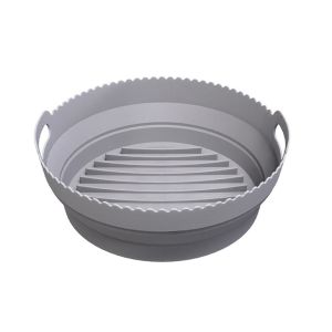 PLLEWY Foldable Silicone Air Fryer Liner Square Round Separate Air Fryer Baking Tray Non-slip Air Fryer Pad Kitchen Accessories