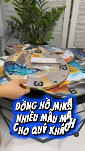 ĐỒNG HỒ MICA TREO TƯỜNG TRÁNG GƯƠNG KÍCH THƯỚC 35CM – ĐIỂM NHẤN SANG TRỌNG CHO KHÔNG GIAN NHÀ BẠN