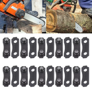 10 cặp 3/8 "Chainsaw liên kết sửa chữa cài đặt trước buộc dây cho 043 .050 đo tổng dài sử dụng lâu dài màu đen chống gỉ