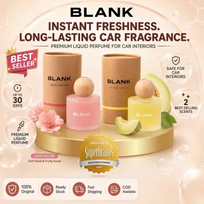 BLANK 100% ORIGINAL Tahunan Syahmi Sazli 2026 CAR PERFUME Peach Honeydew Summer Paradise Gel/Liquid