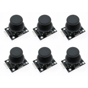 Pack Of 6/12 Two Axises Analogs Joysticks Module With Push Button For Robotics Projects