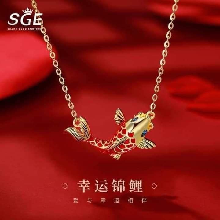 Buy 14K Real Gold Koi Fish Necklace Valentine's Day Gift Yinyang Necklace  Friendship Necklace Yinyang Taoism Jewelry Japanese Necklace Online in  India - Etsy
