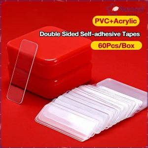 Transparent Removable Double Sided Self-adhesive Tapes For Balloons 60Pcs/Box Multifunctional Waterp