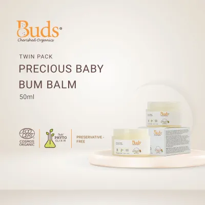[TWIN PACK] Buds Organics BCO Precious Baby Baby Bum Balm 50ml