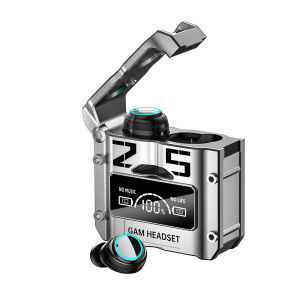 2024 baru TWS M25 earphone wireless Bluetooth 5.3 pengurangan bunyi kalis air 9D stereo led bass HiFi tiada kelewatan permainan fon kepala zweicx