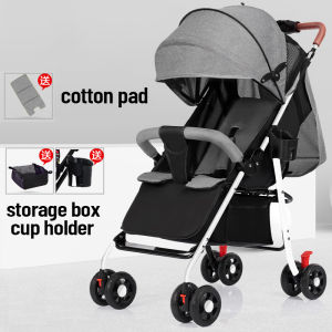 SG-Stock Foldable Baby Stroller Lightweight Portable Multifunctional Kids Travel Stroller Light Weight Compact Pram