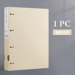 【Pure Care】 A4 4-Ring Pastel Binder | Loose-Leaf Document & Exam Paper Organiser
