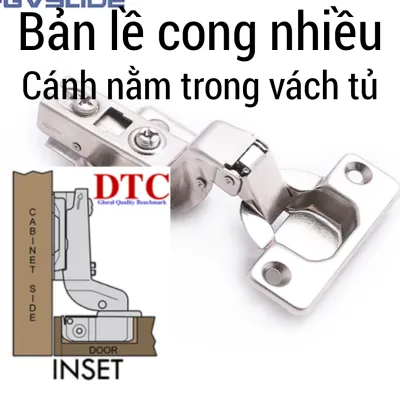 Bản lề tủ giảm chấn inox 304 cao cấp [ bản lề hơi ] chống rỉ sét chuyên sử dụng cho tủ ở những nơi độ ẩm cao [ hiệu hamered ]