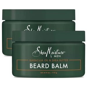 Balm dưỡng râu SheaMoisture cho nam 2 gói – Bơ Shea dưỡng ẩm & dầu Maracuja quà tặng cho nam 4 oz mỗi gói