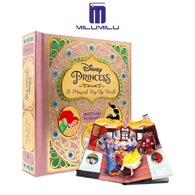 Disney Princess: A Magical Pop-Up World Hardcover – Pop up by Matthew Reinhart Original English books