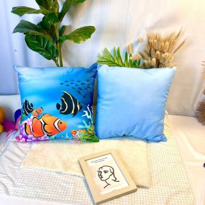 หมอนอิง ใต้ท้องทะเล หมอน ตกแต่งห้องนอน ห้องนั่งเล่น บรรจุใยสังเคราะห์เกรดAคุณภาพดี ผลิตจากโรงงานโดยตรง