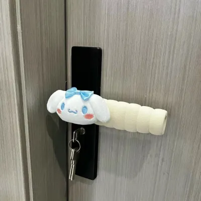 Cute Door Handle Protective Cover Anti-collision Anti-static Cute Bedroom Thickened Room Handle Cinnamoroll Kuromi Melody Gift