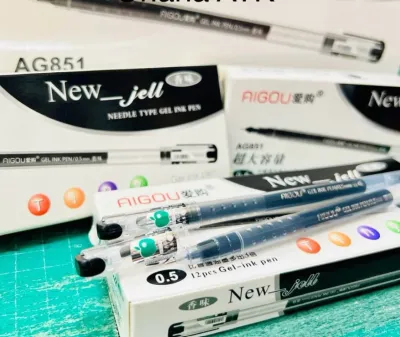 [ 1PACK] PROMO!!! PULPEN GEL ZUIXUA NEW JELL isi 12pcs/ Pulpen Sekolah/Pulpen Kuliah