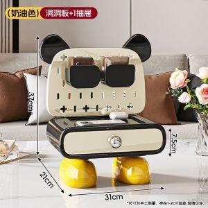 cartoon storage box mickey desktop organizer Dustproof storage box drawer storage
