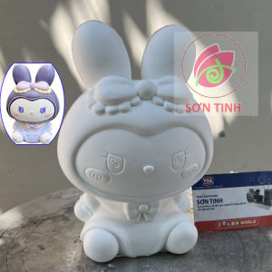 Tô Tượng Thạch Cao Thỏ Cute M.18 Không kèm màu đồ chơi cho trẻ